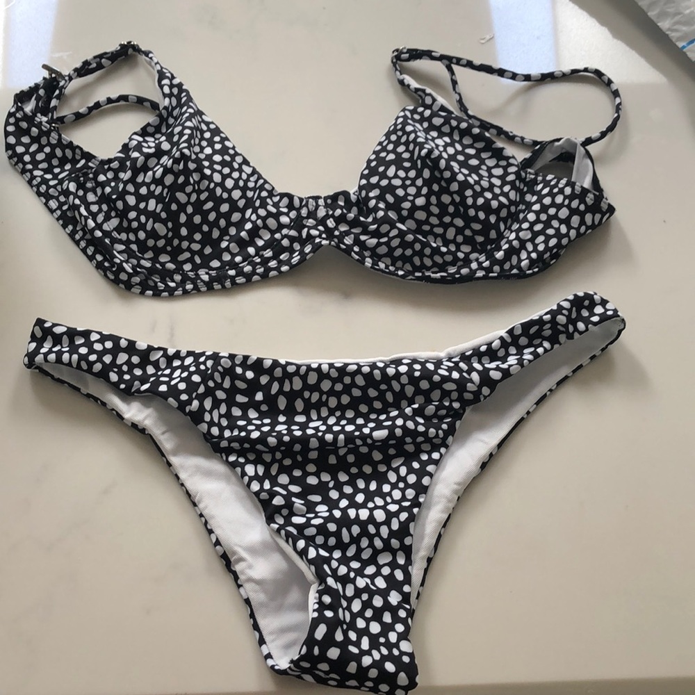 ZAFUL POLKA DOT UNDERWIRE BIKINI